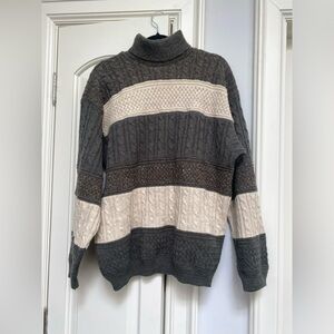 Vintage Profilo Sport Turtleneck Knit Sweater